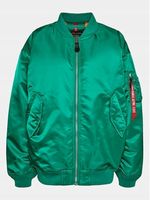 Kurtka damska Alpha Industries bomber zielona M/L bez kaptura