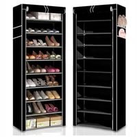 SZAFKA MATERIAŁOWA NA BUTY UBRANIA REGAŁ PÓŁKA GARDEROBA 9 PÓŁEK DUŻA