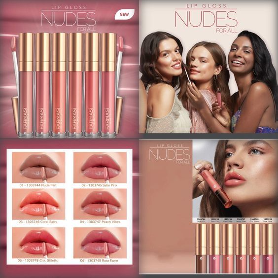 Farmasi – błyszczyk do ust Nudes Chic Stiletto 05 zdjęcie 3