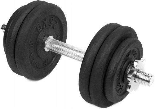 HANTLA ŻELIWNA 1x15kg hantel 15kg gryf obciążenie na Arena.pl