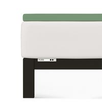 Prześcieradło Topper Schlafgut 180 x 200cm-200 x 220cm Green Mid 665