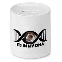 Dla Baristy Prezent Skarbonka Its In My Dna Z Nadrukiem Ze Zdjęciem
