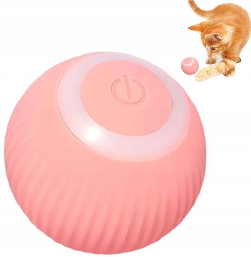 INTERAKTYWNA PIŁKA DLA KOTA INTELIGENTNA ZABAWKA DLA KOTÓW USB FD-07 na Arena.pl