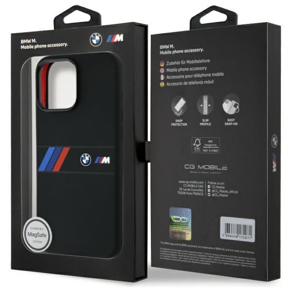Etui BMW do iPhone 16 Pro Max 6.9"", Czarny MagSafe zdjęcie 8