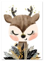 Plakat jelonek plakaty obrazki dla dziecka 29,7x42 cm A3