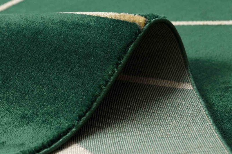 RUG/LU/ESTEMA/GEOMETRIC/BOTTLEGREEN+GOLD/80x150 zdjęcie 6