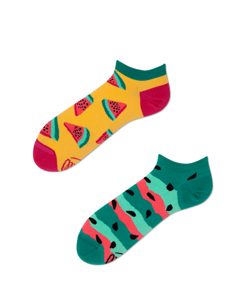 SKARPETKI MANY MORNINGS STOPKI WATERMELON LOW ARBUZ 43-46 zdjęcie 1