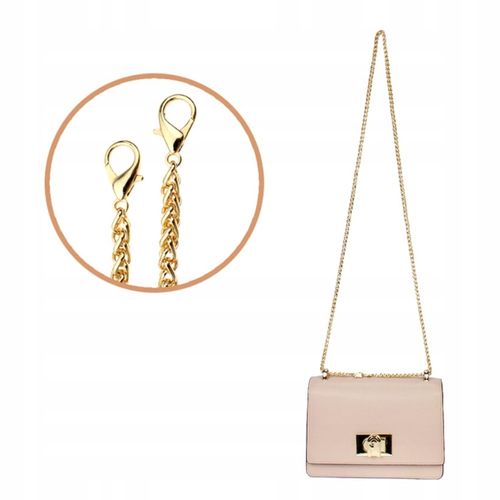 Pasek Złoty Do Torby Torebki Łańcuch Długi Metal na Arena.pl