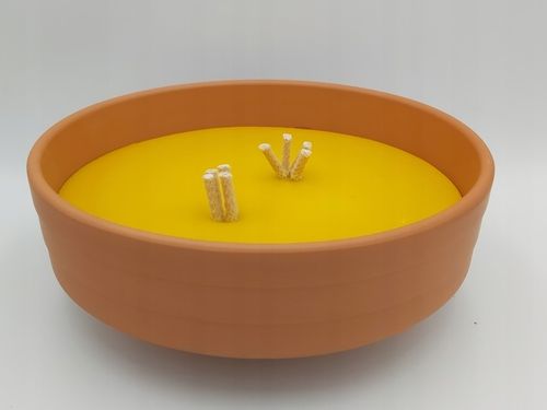 Znicz CERAMICZNY WSZYSTKICH SWIETYCH gliniak gliniany retro kopciuch DUZY na Arena.pl