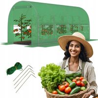 TUNEL FOLIOWY 8m² OGRODOWY SZKLARNIA 4x2m UV-4