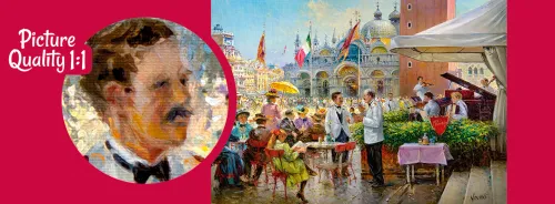 Puzzle 1000 elementów. Plac Świętego Marka w Wenecji 30653 na Arena.pl