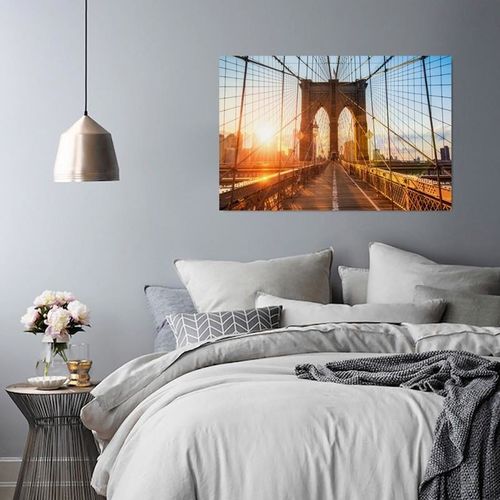 Deco Panel, Wschód słońca na moście 40x30 na Arena.pl