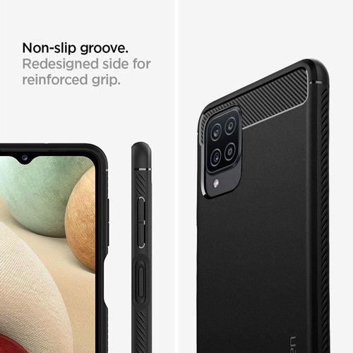 SPIGEN RUGGED ARMOR GALAXY A12 MATTE BLACK na Arena.pl