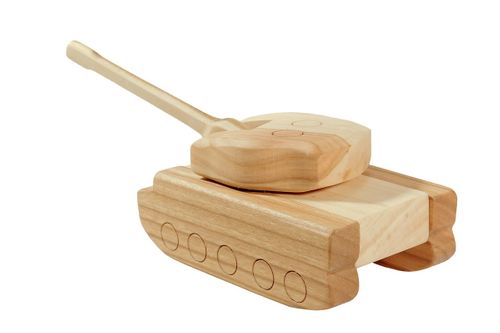 Drewniany model czołgu "Tygrys" na Arena.pl