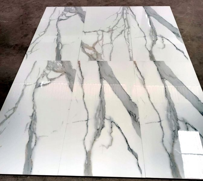 Gres BIAŁY MARMUR 120x60 WYSOKI POŁYSK gat.I TANIO zdjęcie 1