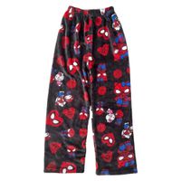 spodnie do spania Y2K, spodnie piżamowe anime, miękkie flanelowe spodnie codzienne – 1 / 1XL(US 10)