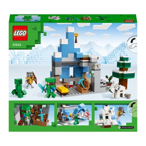 LEGO Minecraft 21243 Ośnieżone szczyty na Arena.pl