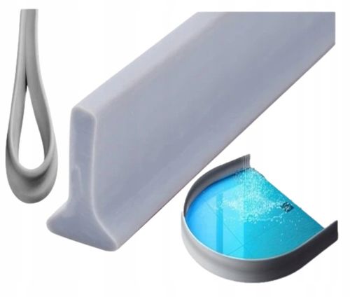 PRÓG PRYSZNICOWY 2 m TAŚMA USZCZELNIAJĄCA BARIERA WODNA TOALETOWA na Arena.pl