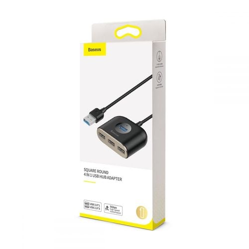 BASEUS SQUARE ADAPTER USB TO USB 4IN1 100CM BLACK na Arena.pl