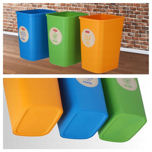 Curver Kosz Na Śmieci Pojemnik 25 L 3 Kolory 3 szt na Arena.pl