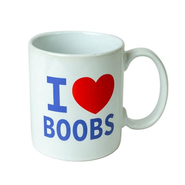 Śmieszny Kubek Dla Miłośników Piersi - I Love Boobs Mug zdjęcie 2