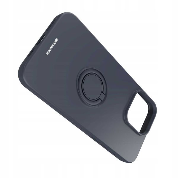 Spacecase Silicone Ring Iphone 15 Pro Max Black zdjęcie 6