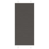 Roleta plisowana czarna 95x200 cm Szerokość tkaniny 94,4 cm