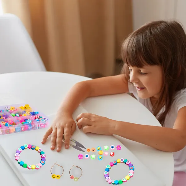 Zestaw do Robienia Bransoletek Naszyjników 300 el. zdjęcie 6