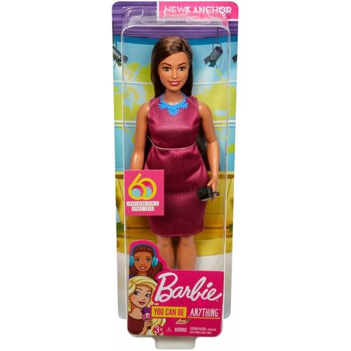 Barbie 60 urodziny Lalka Prezenterka na Arena.pl
