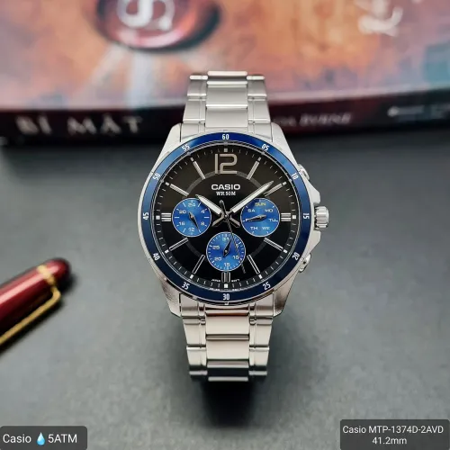 ZEGAREK MĘSKI CASIO MTP-1374D-2AV (zd063c) + BOX na Arena.pl