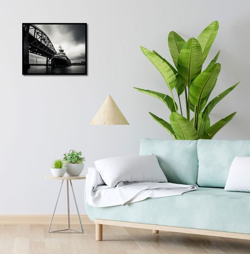 Plakat 50x40cm Statek przy Moście na Arena.pl