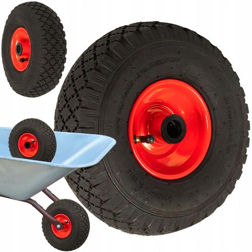 KOŁO KÓŁKO DO TACZKI WÓZKA MOCNE 260x85MM 3,00/4 Z DĘTKĄ POMPOWANE na Arena.pl