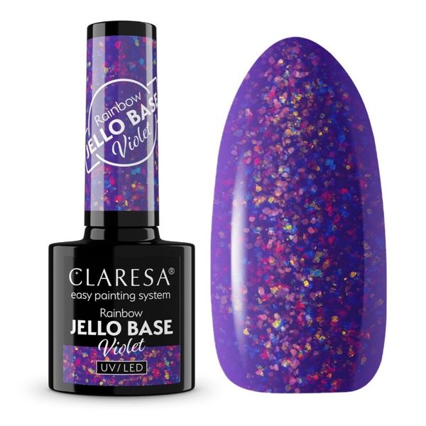 CLARESA Baza hybrydowa JELLO BASE - VIOLET - 5g zdjęcie 1