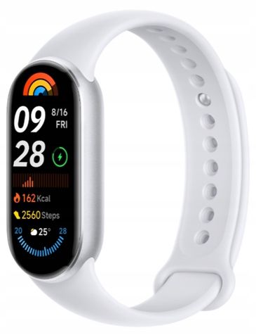 SMARTBAND XIAOMI MI BAND 9 1,62'' AMOLED BLUETOOTH GLACIER SILVER SREBRNY na Arena.pl