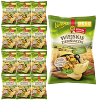 Wiejskie Ziemniaczki Chipsy ziemniaczane smak z ziołami 130 g x 12 sztuk