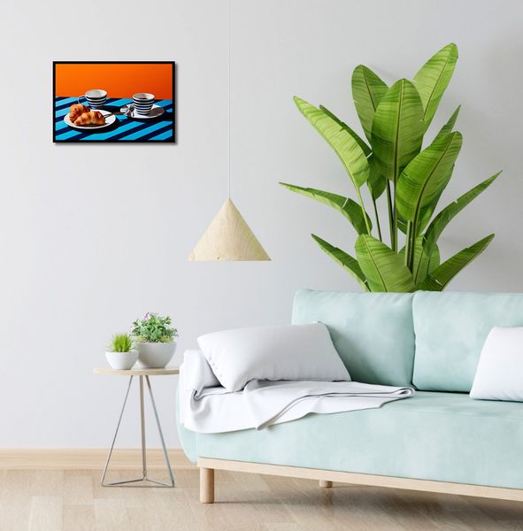 Plakat 45x30cm Croissanty zdjęcie 4