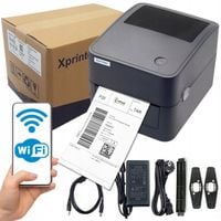XPRINTER Drukarka kurierska do etykiet termicznych InPost GLS DPD UPS, WiFi
