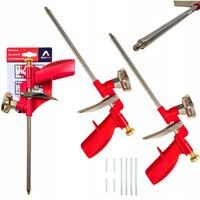 2x PISTOLET DO PIANKI MONTAŻOWEJ PIANY METALOWY MOCNY DO PIAN