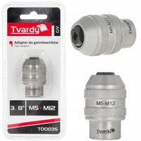 adapter do gwintowników 3/8" m5-m12 crv (120)