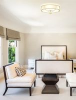 Lampa sufitowa abażurowa Stesso PL Old OR84443 Orlicki Design złota satynowa