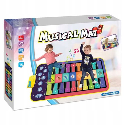 MATA MUZYCZNA XXL DO TAŃCZENIA GRA TANECZNA INTERAKTYWNA DLA DZIECI PIANINO na Arena.pl