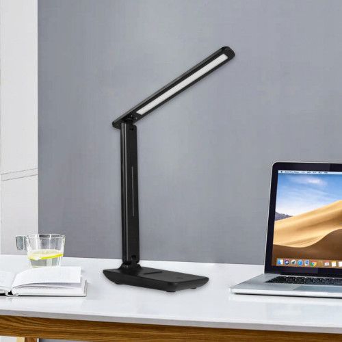 DOTYKOWA CZARNA LAMPKA BIURKOWA LED USB na Arena.pl