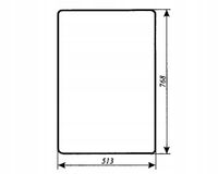 szyba boczna otwierana (drzwi prawe) do T25 A2 Władimirec oryginalna kabina