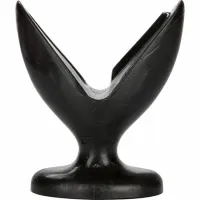 calexotics colt plug duży czarny - elastyczny korek z tpr 16x6 cm