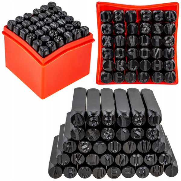 ZNACZNIKI NUMERATORY 36 NUMERATOR LITERY CYFRY 8mm zdjęcie 1