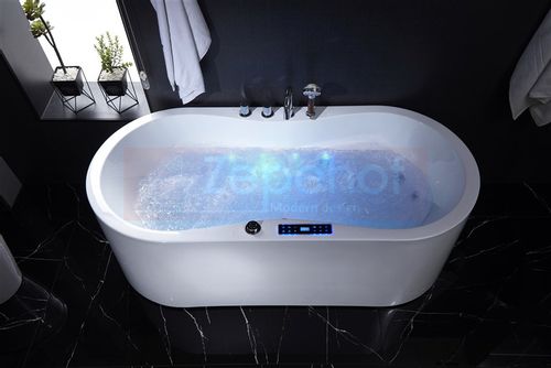 PIĘKNA OWALNA WANNA Z HYDROMASAŻEM 170X80 z 1 ODLEW GRZAŁKA na Arena.pl