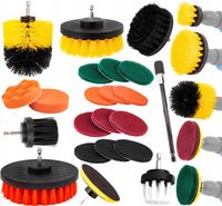 SZCZOTKI SPRZĄTAJĄCE CZYSZCZĄCE WIELOZADANIOWE NA WIERTARKĘ WKRĘTARKĘ PADY