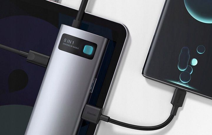 Stacja dokująca BASEUS Metal Gleam 8w1 zdjęcie 15