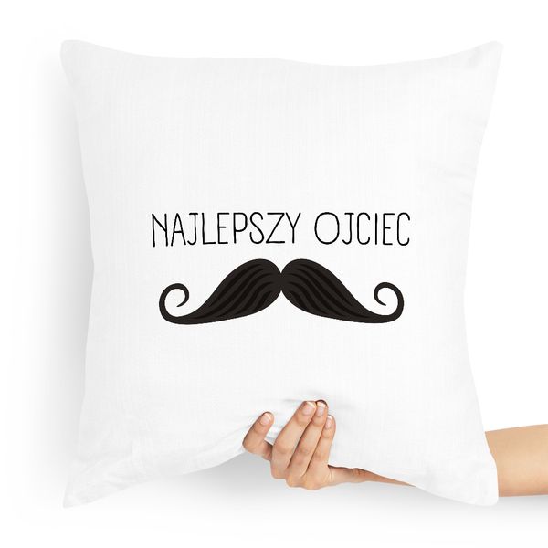 Poduszka Prezent Dla Taty Ojca Najlepszy Ojciec Z Nadrukiem Ze Zdjęciem zdjęcie 1