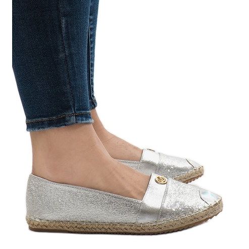 Srebrne espadryle GFXWFD2 r.37 na Arena.pl